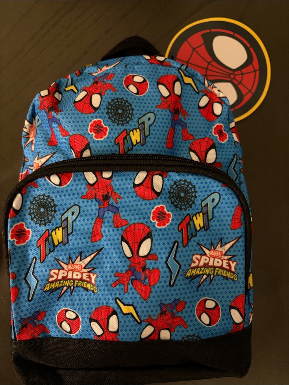 Marvel Kids Backpack - Blue & Red Spidey Pattern - Picture 2 of 14